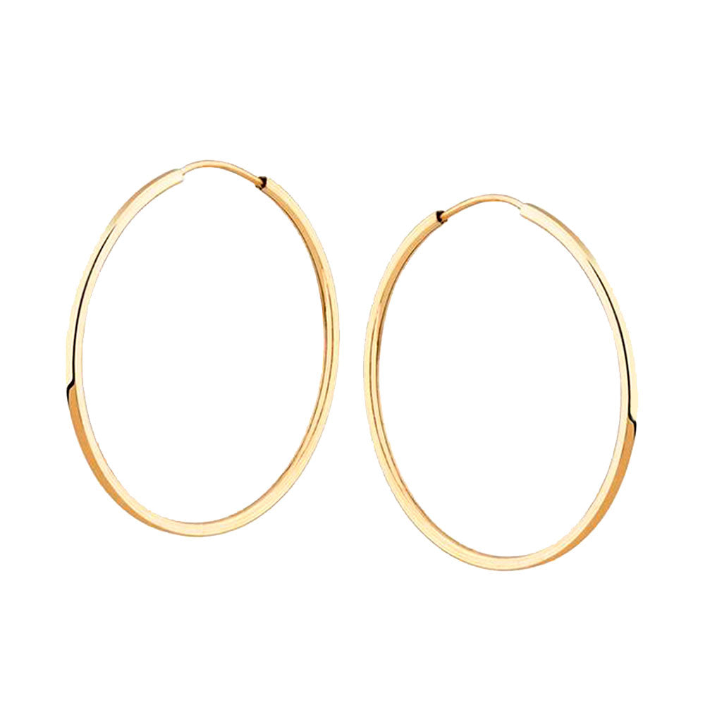 Brinco Argola Diâmetro 12MM Ouro 18K