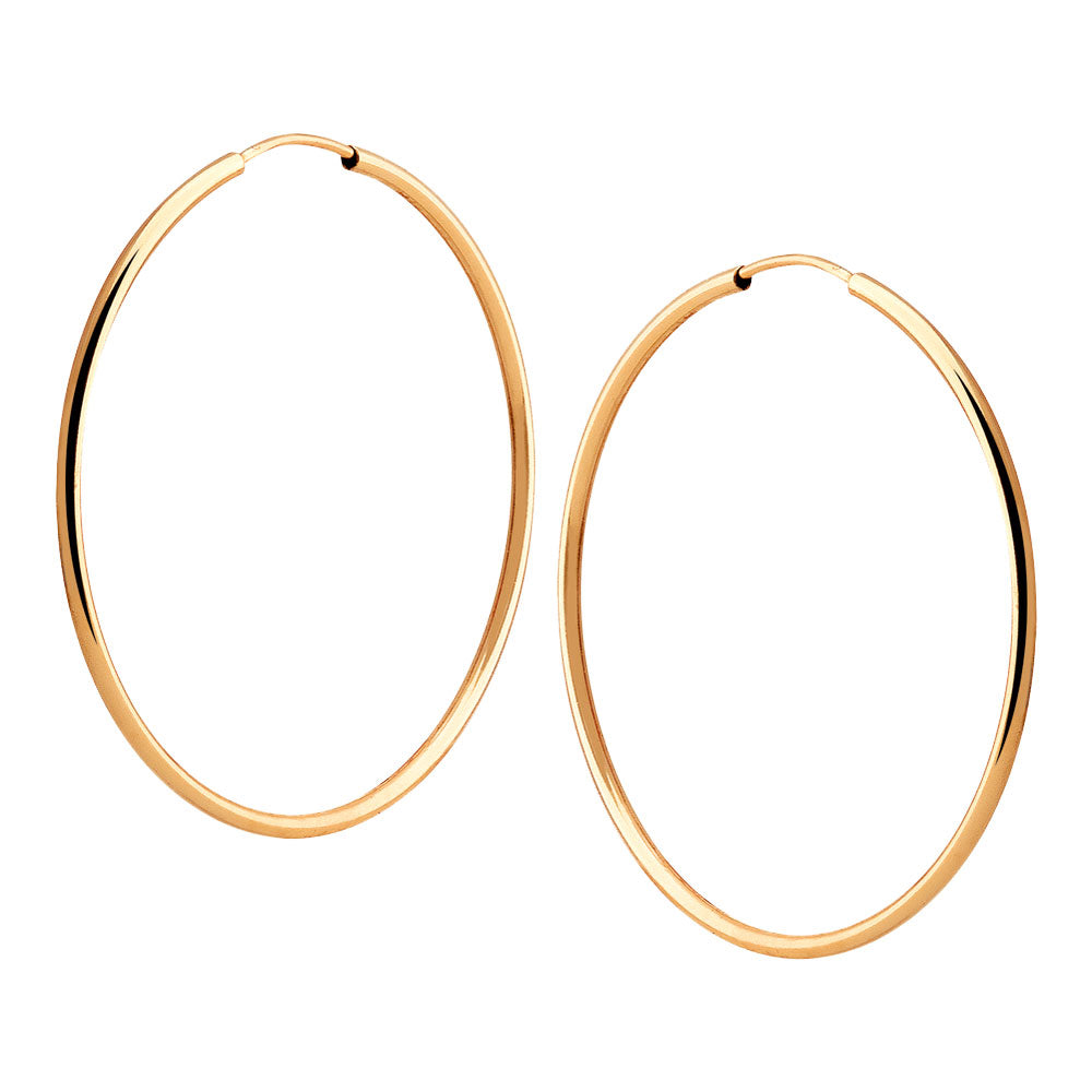 Brinco Argola Diâmetro 9mm Ouro 18K