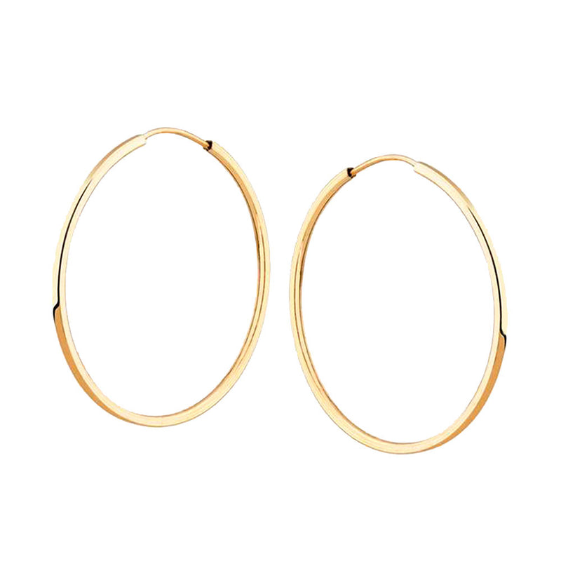 Brinco Argola Diâmetro 12MM Ouro 18K