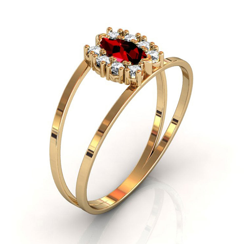 Anel Formatura Ouro 18K