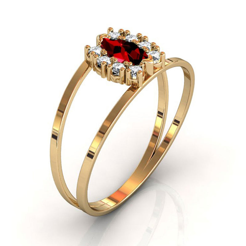 Anel Formatura Ouro 18K