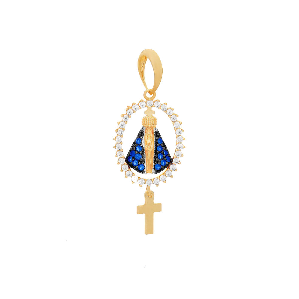 Pingente Nossa Senhora Aparecida Ouro 18K