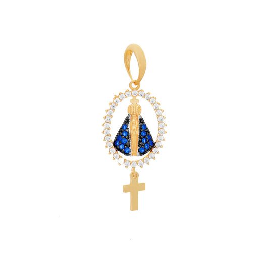 Pingente Nossa Senhora Aparecida Ouro 18K