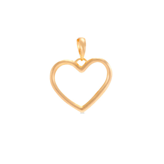 Pingente Coração Ouro 18K