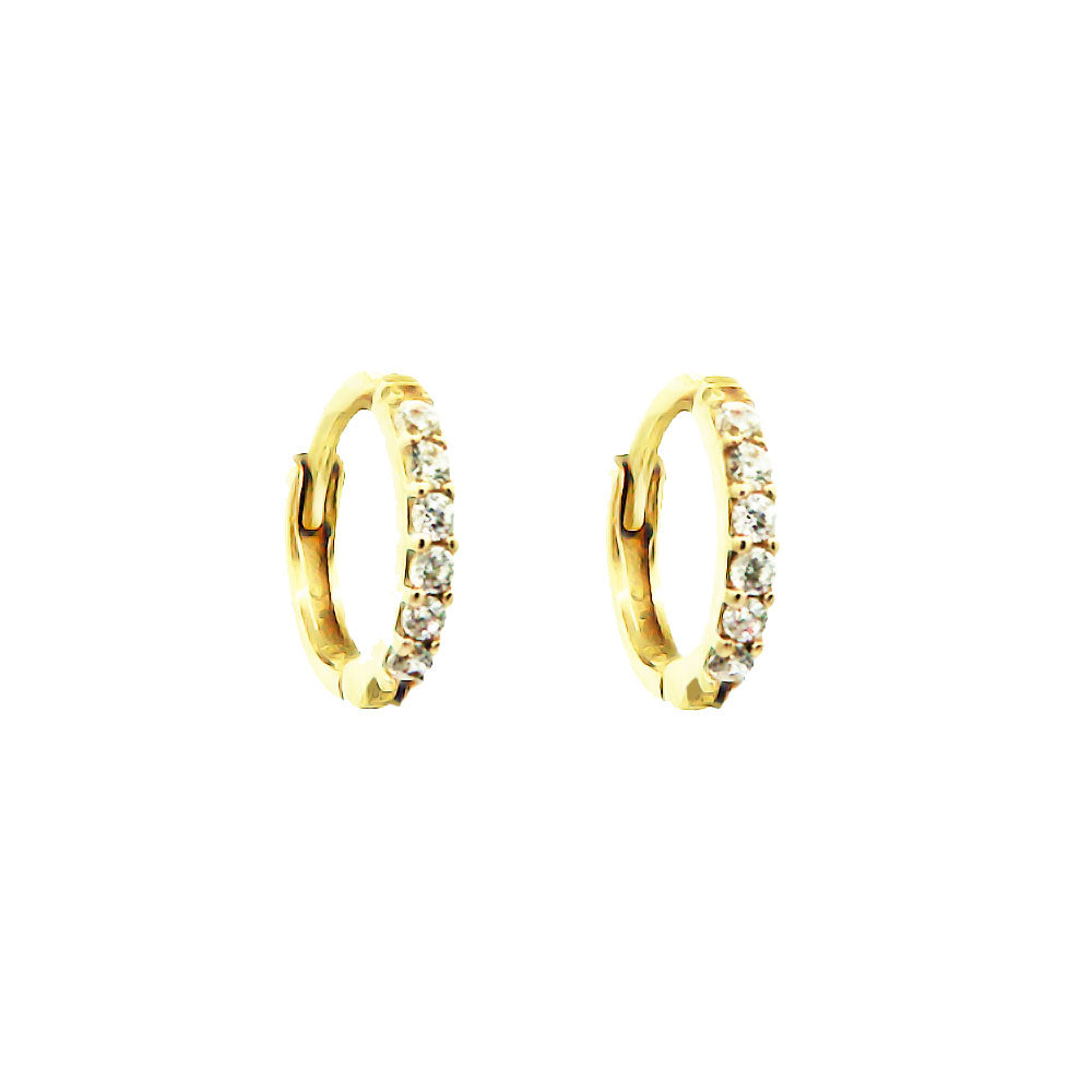 Brinco Argola Diâmetro 10MM Ouro 18K