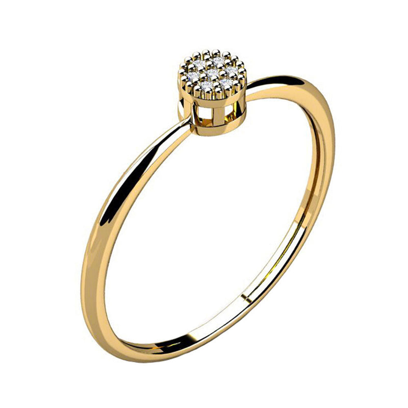 Anel Chuveiro Ouro 18K