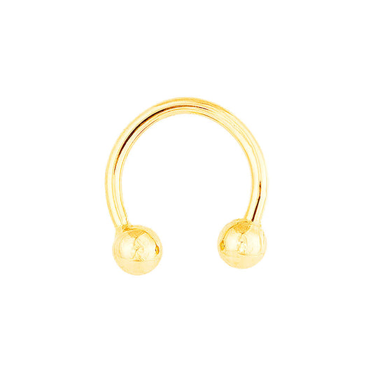 Piercing Ouro 18K Helix / Tragus / Hook / Septo