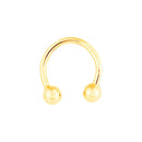 Piercing Ouro 18K Helix / Tragus / Hook / Septo