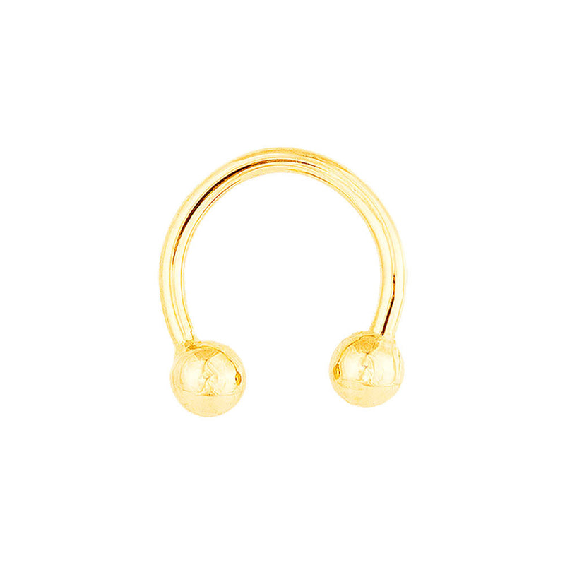 Piercing Ouro 18K Helix / Tragus / Hook / Septo