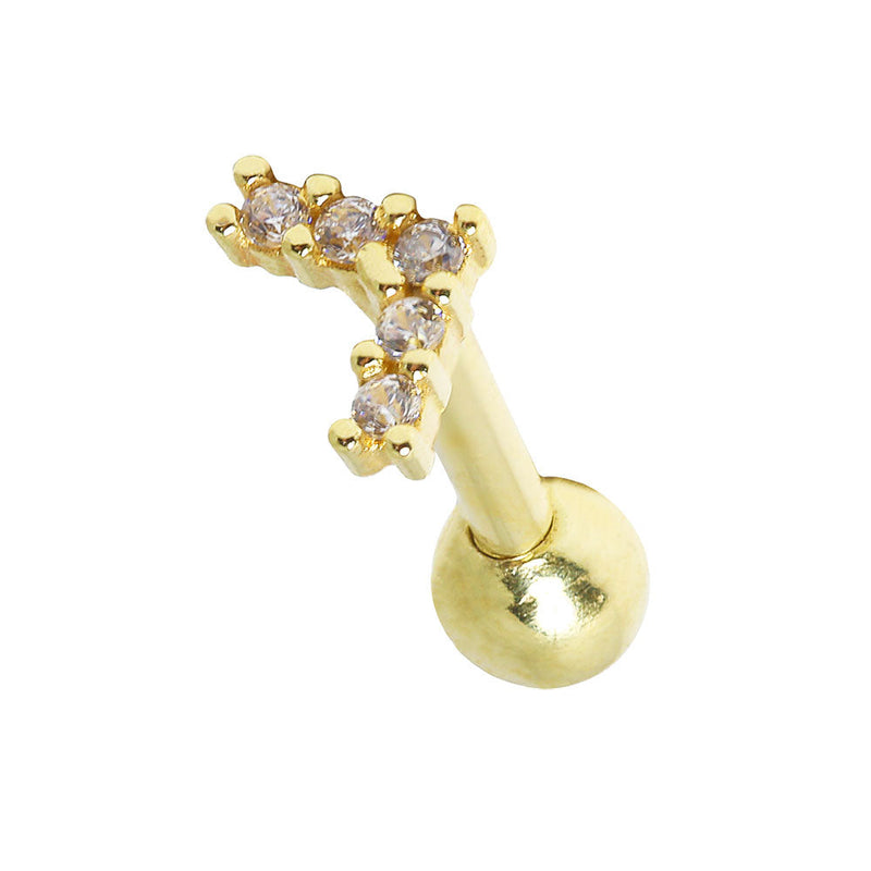 Piercing Ouro 18K Tragus / Helix