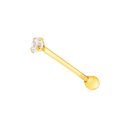 Piercing Ouro 18K Tragus / Helix