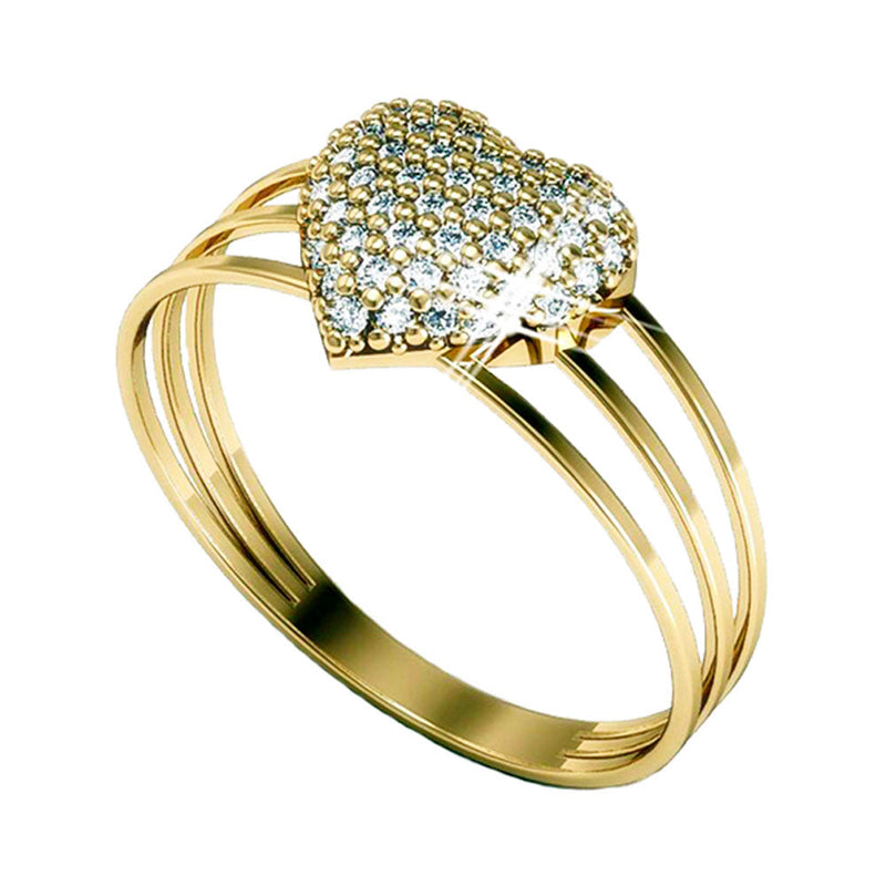 Anel Chuveiro Ouro 18K