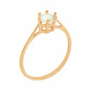 Anel Solitário Ouro 18K