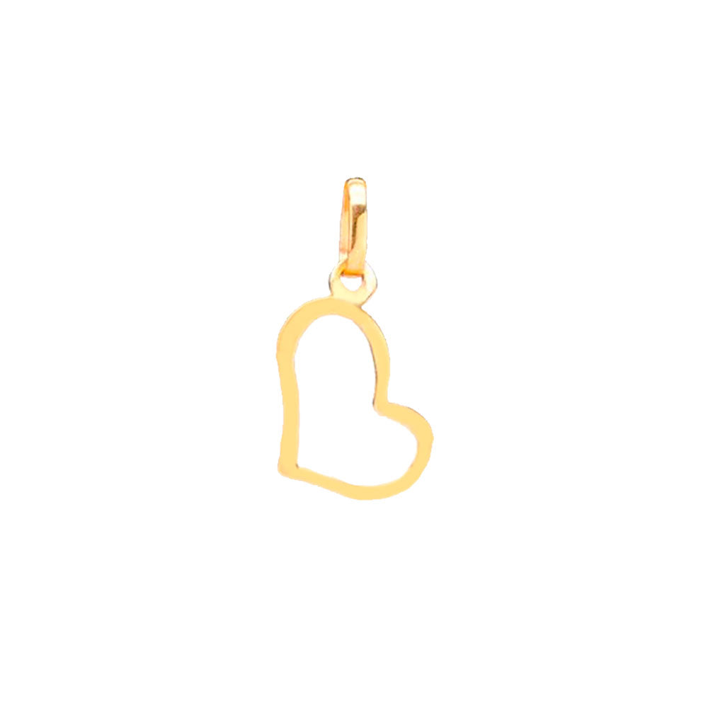 Pingente Coração Ouro 18K