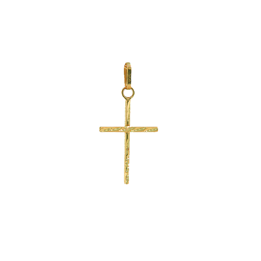 Pingente Cruz Ouro 18K