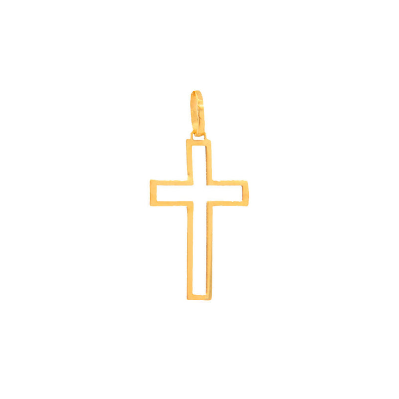 Pingente Cruz Ouro 18K