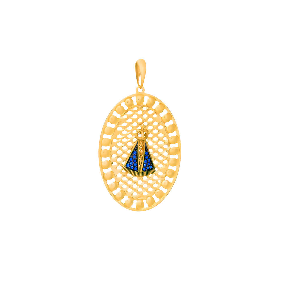 Pingente Nossa Senhora Aparecida Ouro 18K