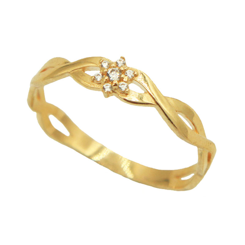 Anel Infinito Ouro 18K