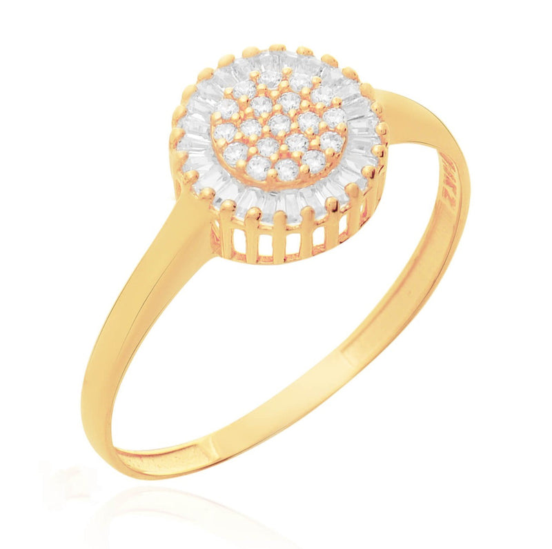 Anel Chuveiro Ouro 18K