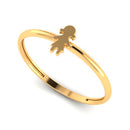 Anel Menina Ouro 18K