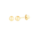 Brinco Bola 3mm Ouro 18K
