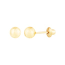 Brinco Bola 4mm Ouro 18K