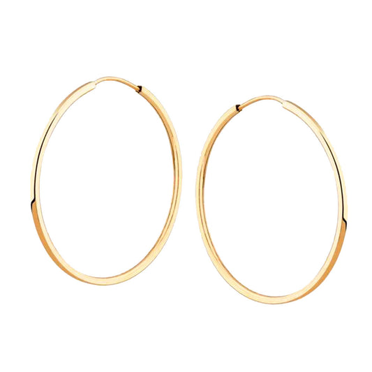 Brinco Argola Diâmetro 33mm Ouro 18K