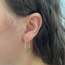 Brinco Argola Diâmetro 29mm Ouro 18K