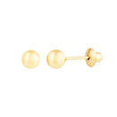 Brinco Bola 3,5mm Ouro 18K
