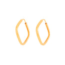 Brinco Argola Quadrada 23mm Ouro 18K