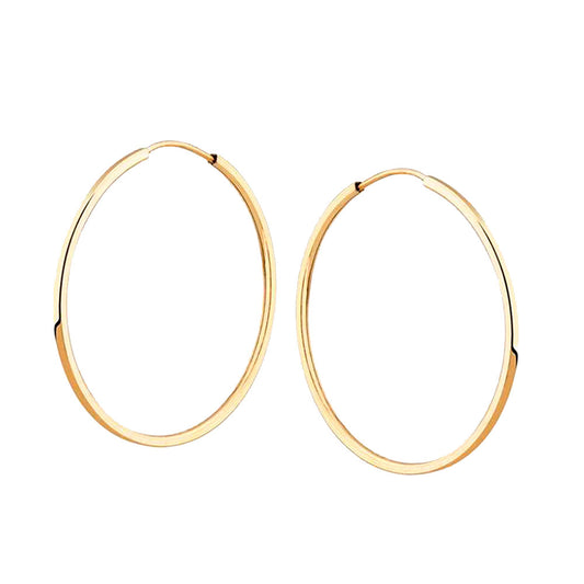 Brinco Argola Diâmetro 10mm Ouro 18K