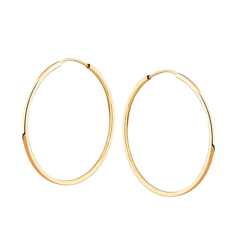 Brinco Argola Diâmetro 10mm Ouro 18K