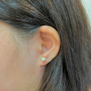 Brinco Pérola 6mm Ouro 18K