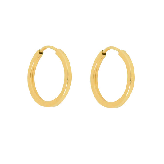 Brinco Argola 10mm Ouro 18K