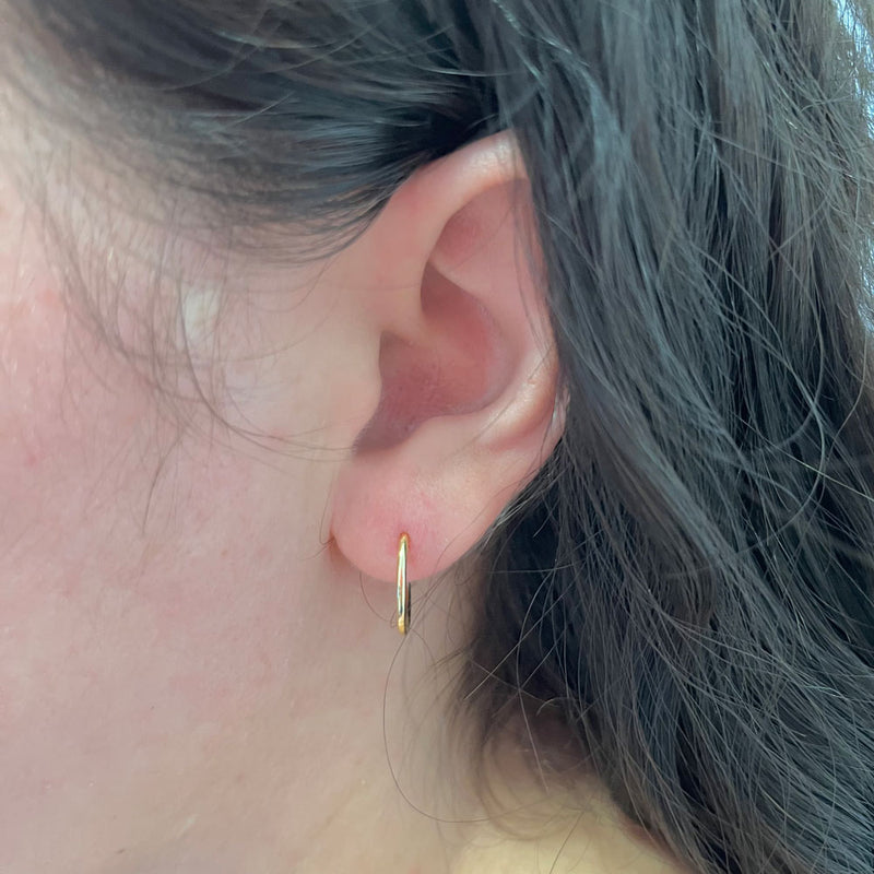 Brinco Argola Diâmetro 16mm Ouro 18K