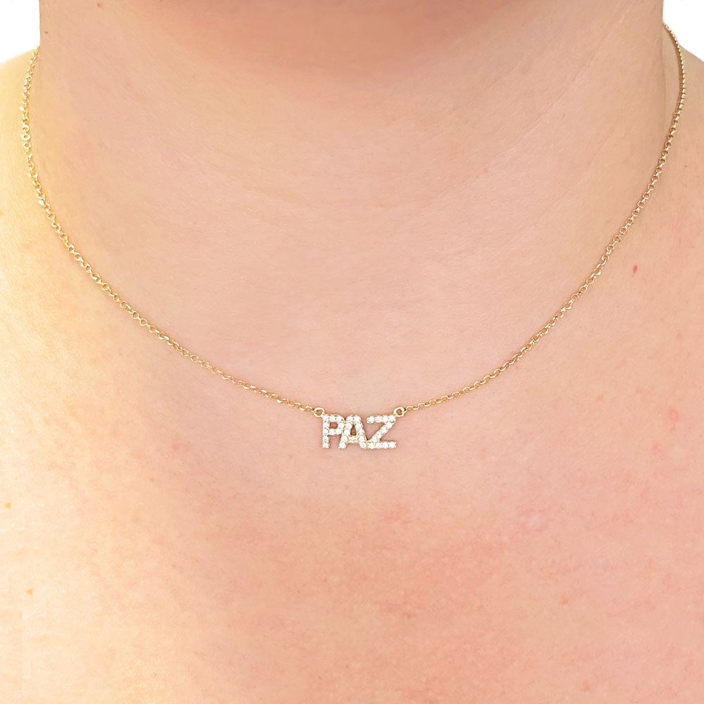 Gargantilha Paz Ouro 18K