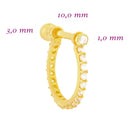 Piercing Ouro 18K Conch