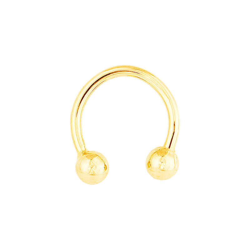 Piercing Ouro 18K Helix / Tragus / Hook / Septo