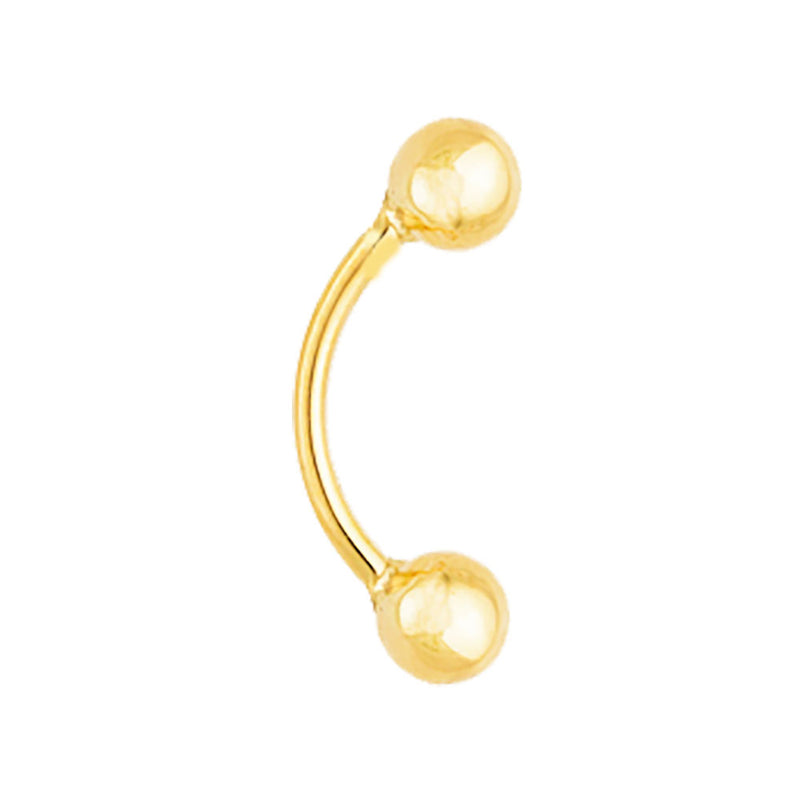 Piercing Ouro 18K Helix / Tragus / Hook