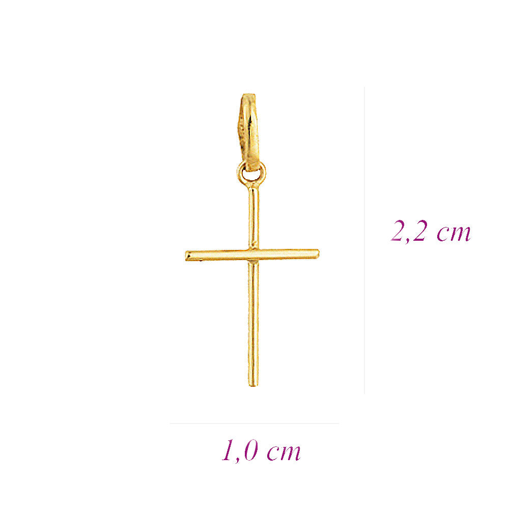 Pingente Cruz Ouro 18K