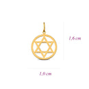 Pingente Estrela de Davi Ouro 18K