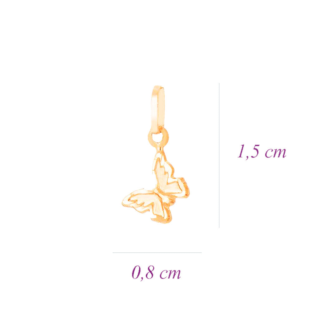 Pingente Borboleta Ouro 18K