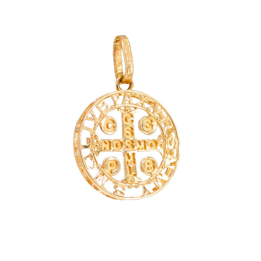 Pingente São Bento Ouro 18K