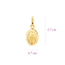 Pingente Medalha Nossa Senhora das Graças Ouro 18K