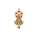 Pingente Nossa Senhora Aparecida com Divino Espírito Santo Ouro 18K