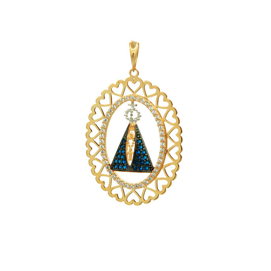 Pingente Nossa Senhora Aparecida Ouro 18K