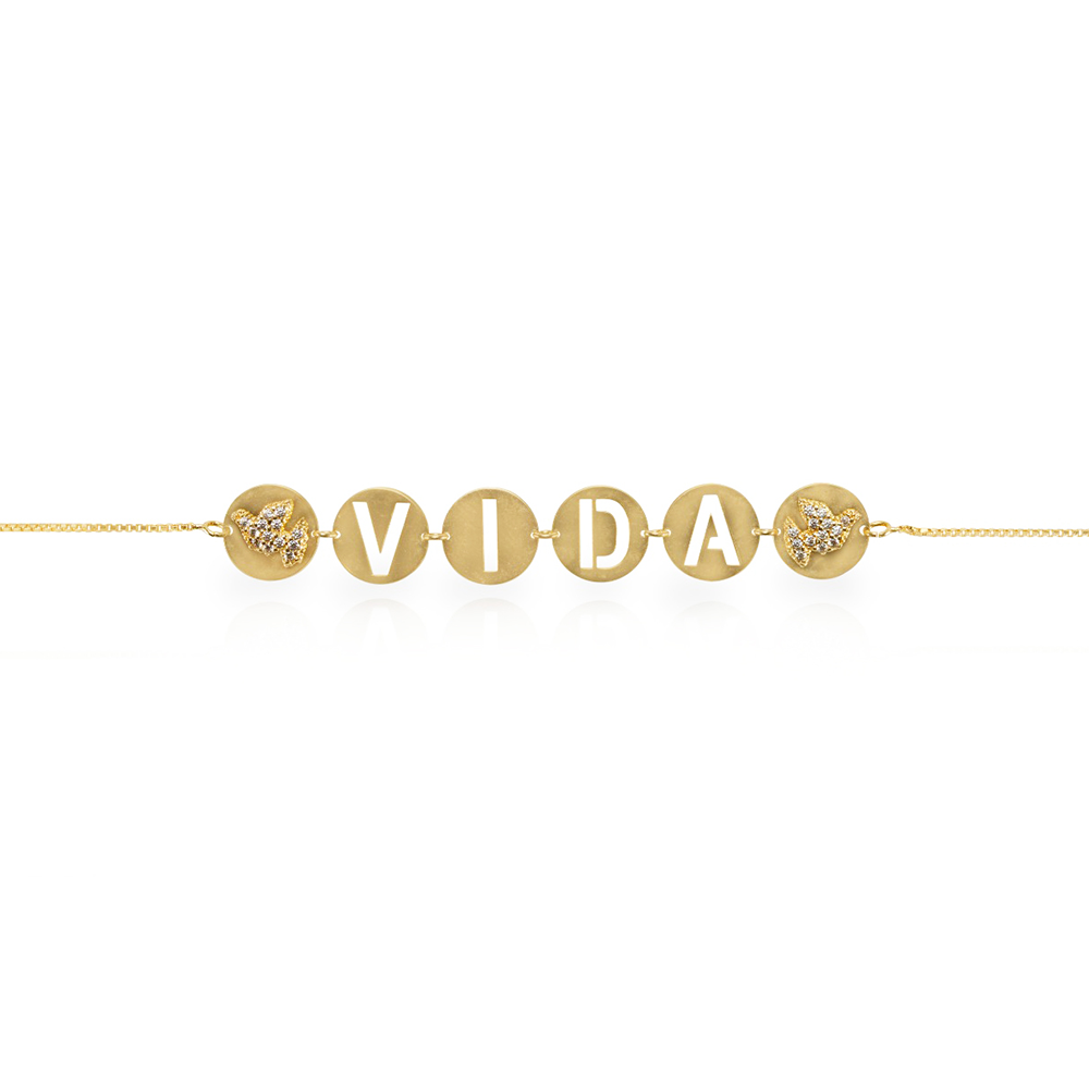 Pulseira Vida Ouro 18K