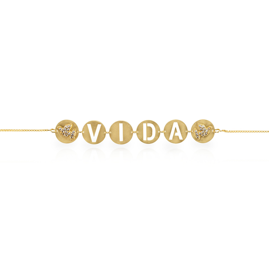 Pulseira Vida Ouro 18K